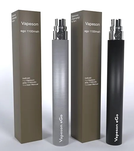 Vapeson eGo Batteri 1100mAh (Svart)