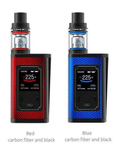 SMOK Majesty Carbon Fiber 225W TC 2ml Kit + TFV8 X (Blue)