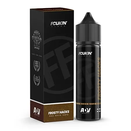 Fcukin' Flava- Black - Frosty Hacks - 60 ml (0mg)