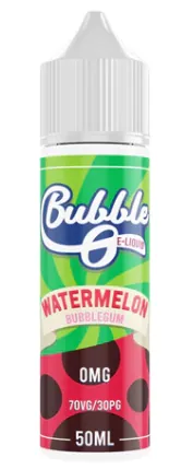 Bubble O Watermelon Bubblegum 50 ml Shortfill 0mg