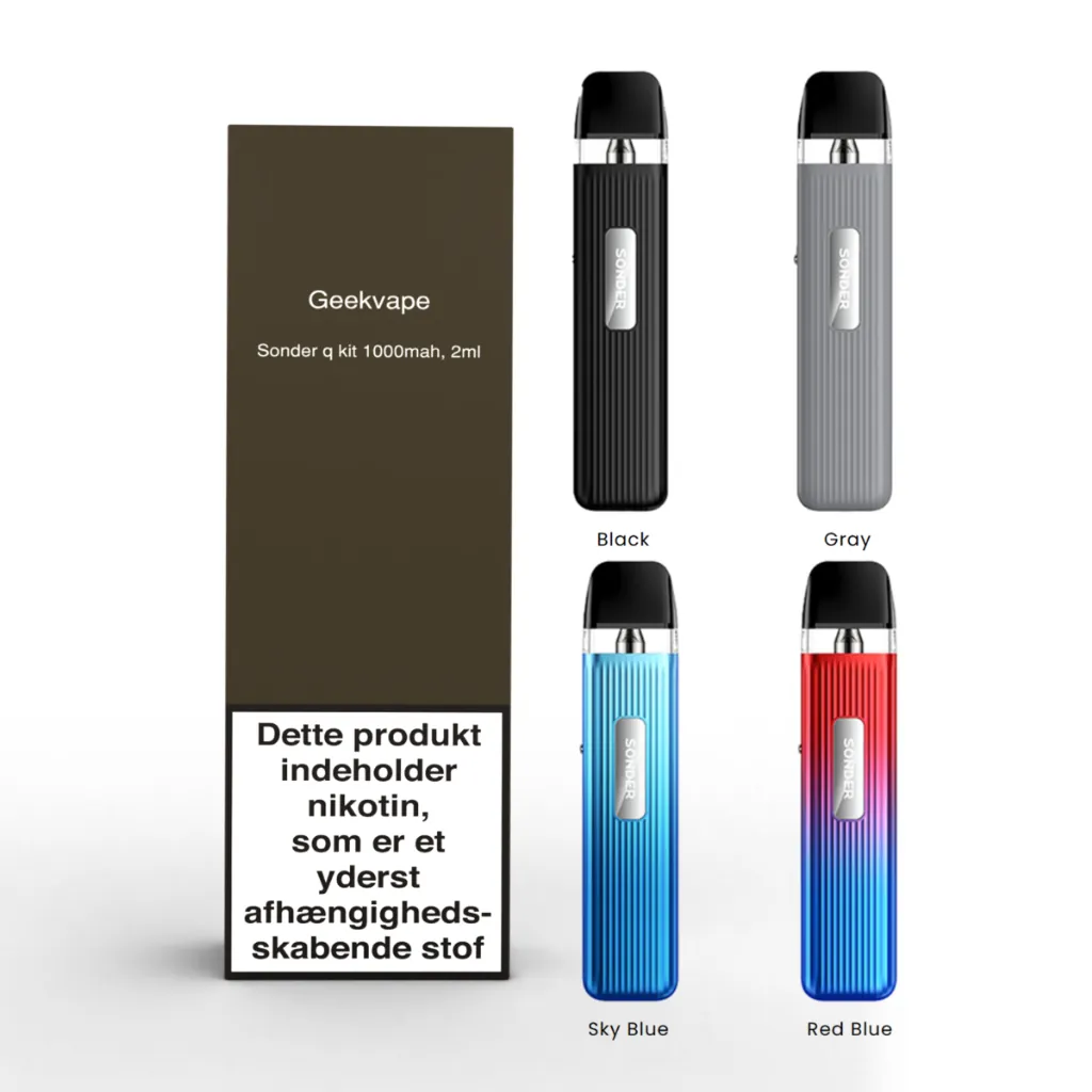 Sonder Q Kit 1000mAh - 2ml (Silver / Grey)