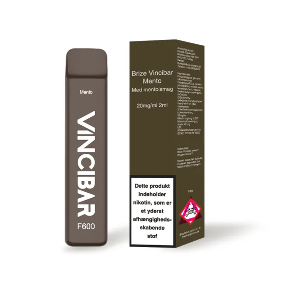 Brize Vincibar Mento 20mg