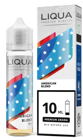 LIQUA American Blend 12ML (Uden booster, 50VG/50PG)