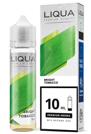 LIQUA Bright Tobacco 12ML (Uden booster, 50VG/50PG)