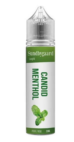 Sundbygaard Candid Menthol - 20/ 60 ml (Uden booster, 50VG/50PG)
