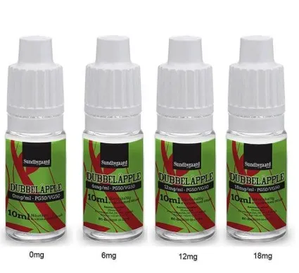 Sundbygaard eVæske - Dubbel Äpple 10 ml (0mg)