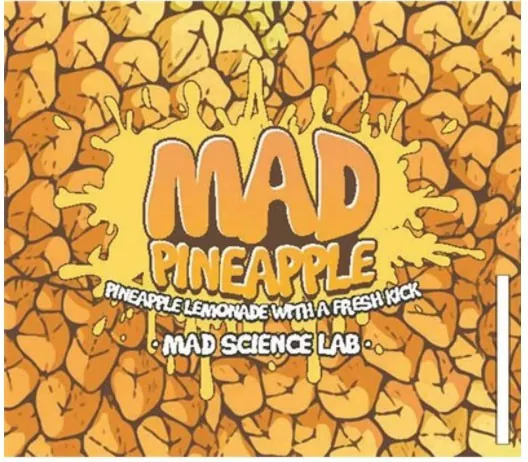 [1243] (D)Mad Science Lab Aroma Mad pineapple 10 ml