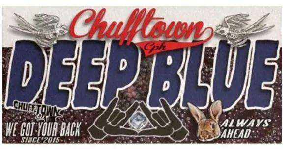 10 ml Pink-Mule Chuff Town - Deep Blue