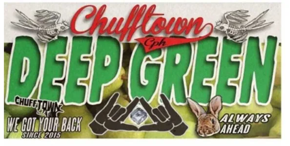 10 ml Pink-Mule Chuff Town - Deep Green