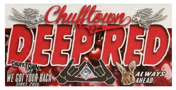 [9006] 10 ml Pink-Mule Chuff Town - Deep Red