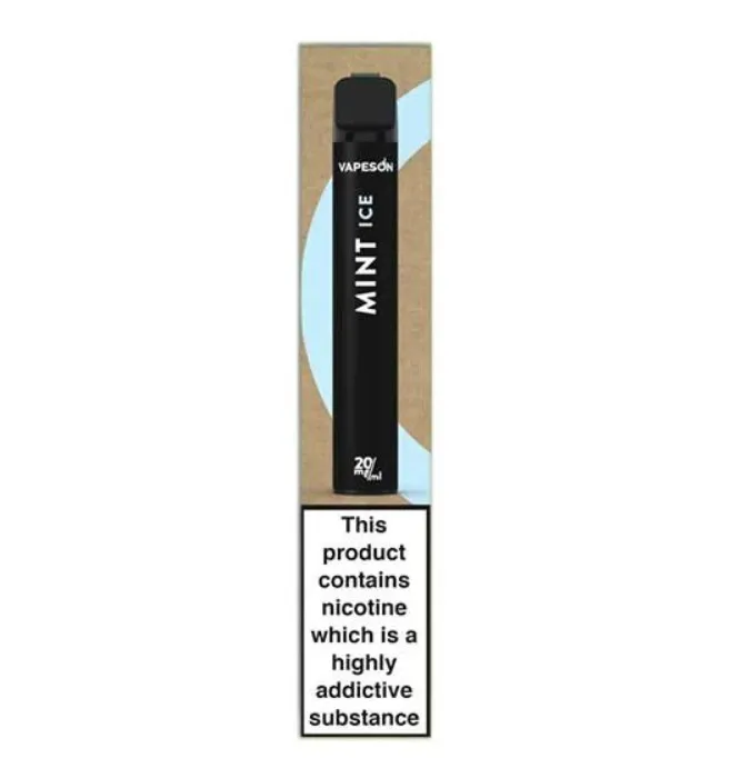 [5216] 2ml Vapeson E Disposable Mint Ice 20mg/ml, UK