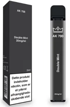 AK 700 - Double Mint engangs e-cig