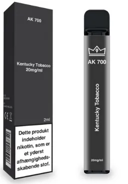 AK 700 - Kentucky Tobacco engangs e-cig