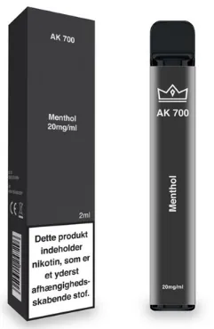 [9949] AK 700 - Menthol engangs e-cig