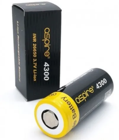 [5586] Aspire INR 26650 4300 mah Batteri
