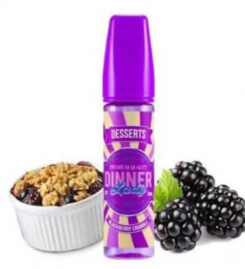 Dinner Lady Desserts - Blackberry Crumble 20/ 60 ml
