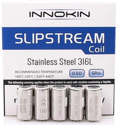 Innokin Slipstream SS316L Coils 0.5ohm (5 pcs.)