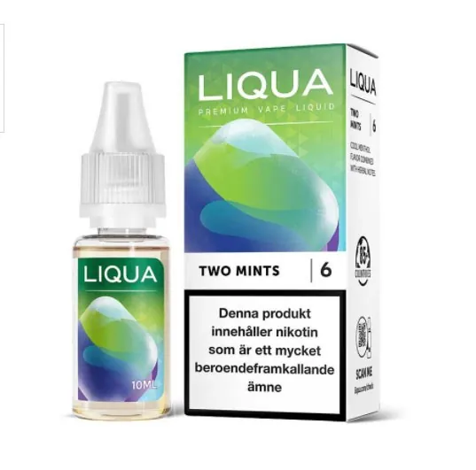 Liqua Two Mints - Sweden - 10 ml