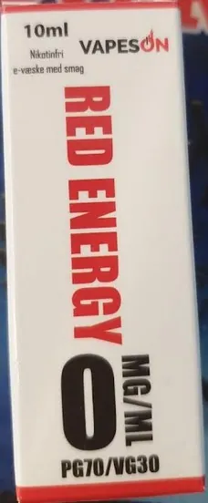 Red energy 10 ml - Vapeson
