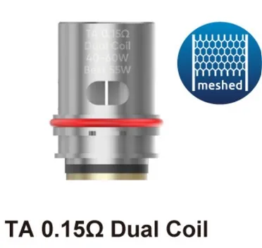[7779] SMOK 5pcs TA - Dual Mesh coil 0.15 ohm
