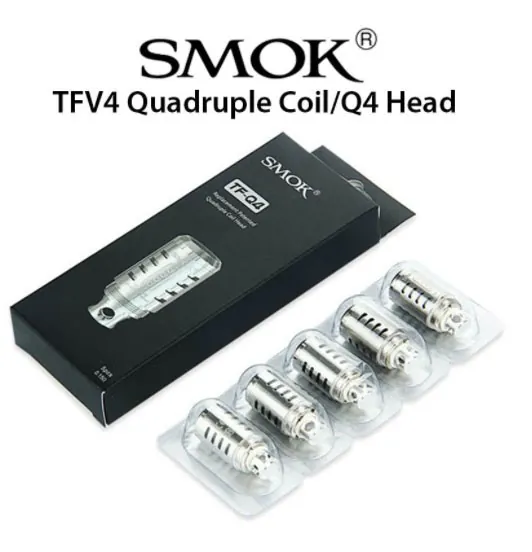 SMOK TFV4 Quadruple Coil/Q4 Head - 5 pcs