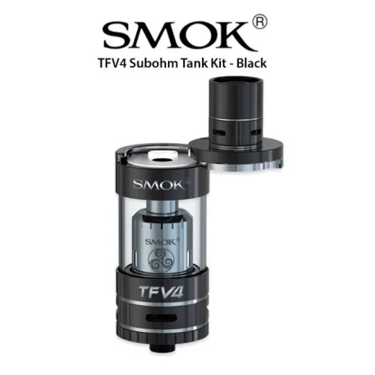 [7043] SMOK TFV4 Subohm Tank Kit - Black