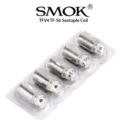 SMOK TFV4 TF-S6 Sextuple coil - 5 pcs