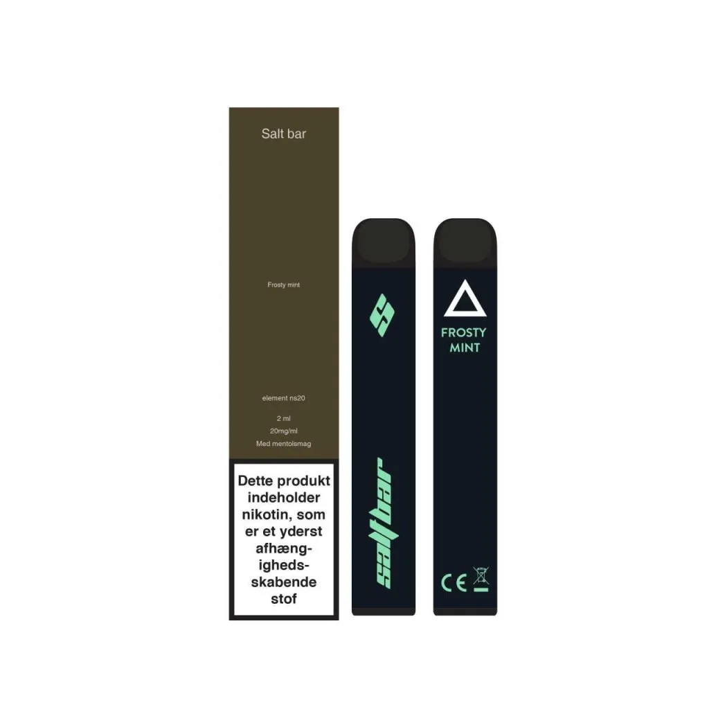 [7109] Salt bar Frosty mint engangs e-cigaret