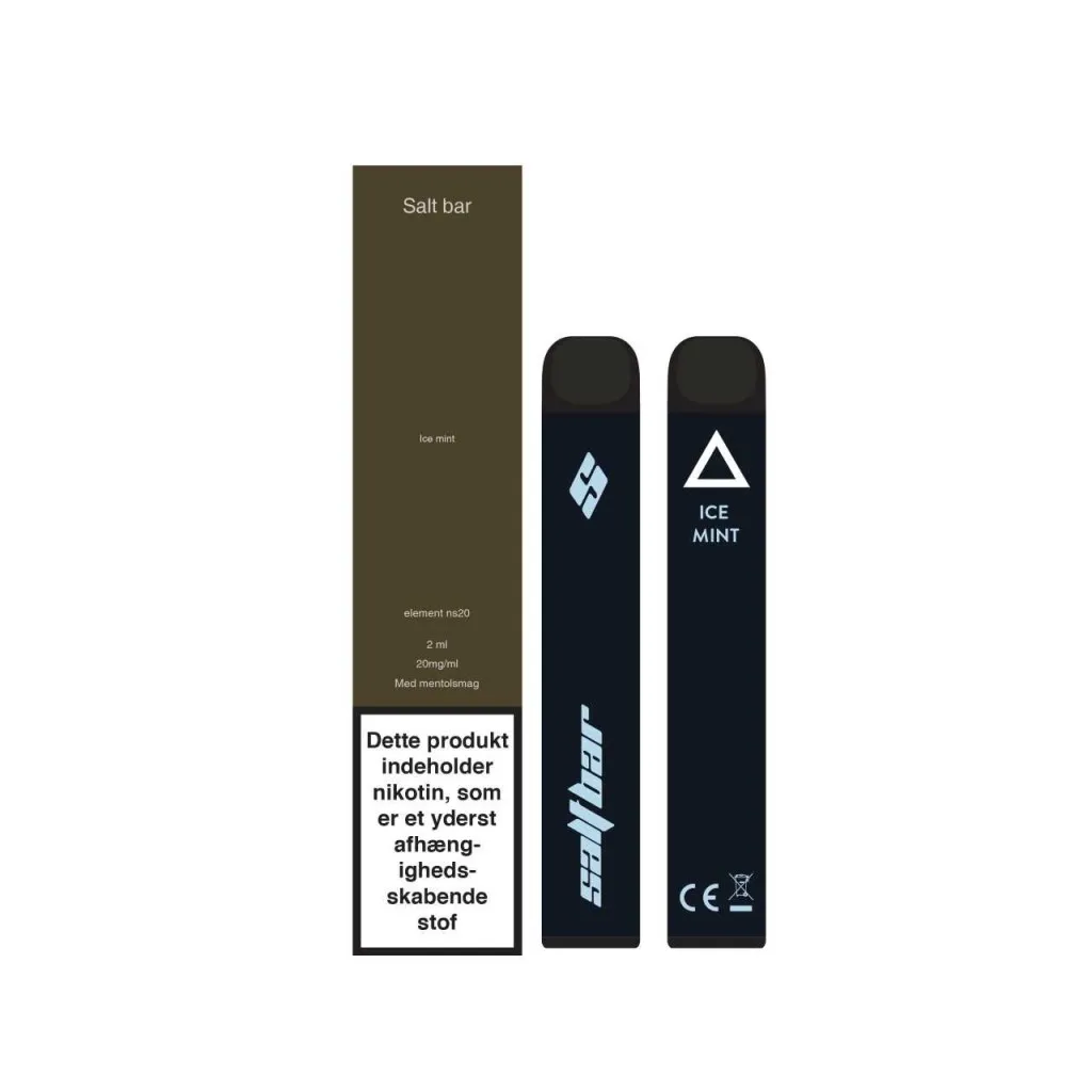 [7107] Salt bar Ice mint engangs e-cigaret