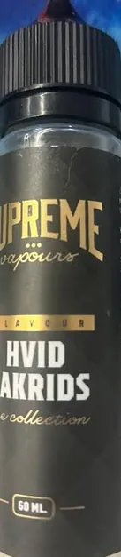 Supreme vapours - Hvid lakrids - 10/ 60 ml