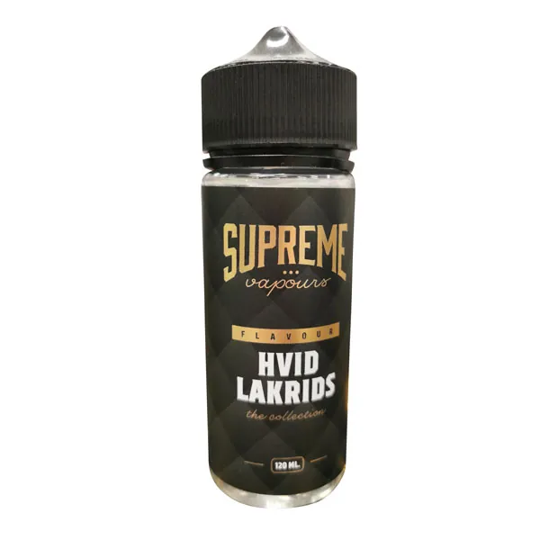 Supreme vapours - Hvid lakrids - 120 ml