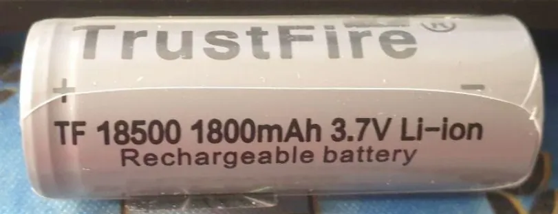 TRUSTFIRE TF 18500 1800mAh Battery