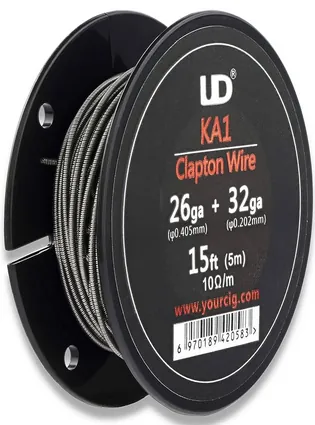 [778012] UD Kanthal A1 Clapton Wire 26GA+32GA 5 Meter