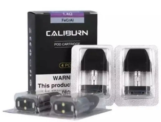 [7850] Uwell Caliburn Pod Cartridge 1.4Ohm (4 Pcs)