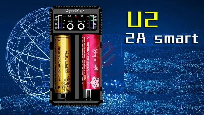 [8222] Vapcell U2 Battery Charger