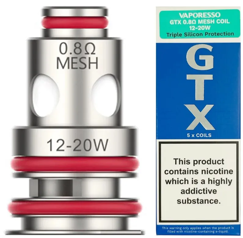 [7799] Vaporesso GTX Coils 0,8ohm (5pk)