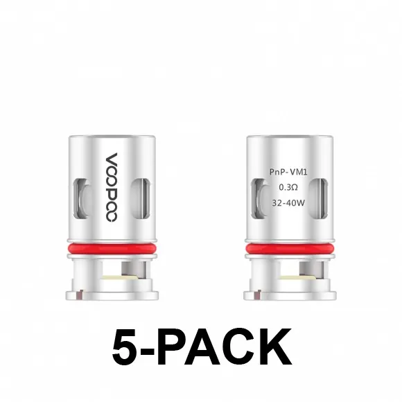 VooPoo PnP-VM1 0.3O Mesh 32-40W Coils - 5 pcs.