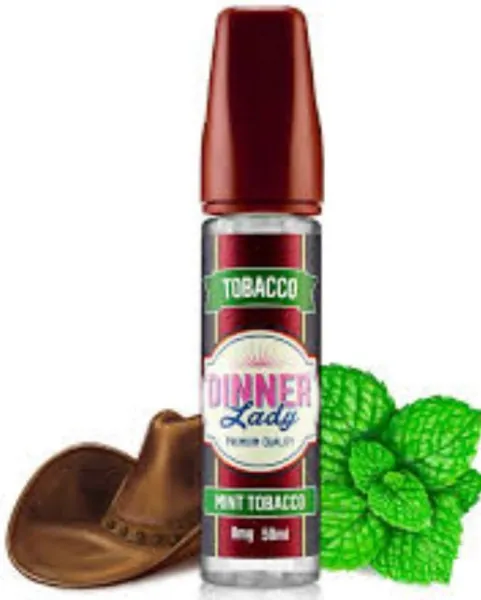 Dinner Lady TOBACCO - Mint Tobacco - 20- 60 ml (70VG/30PG)
